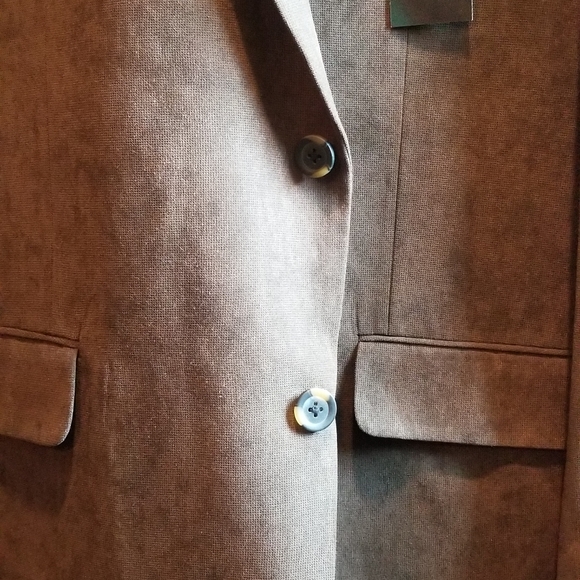 Men's NEW Blazer / sport coat in chocolate brown size XL by Andrew Fezza - Picture 3 of 9